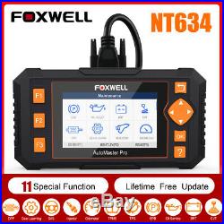 Foxwell NT634 Car Full OBD2 Engine Diagnose Scanner Tool EPB TPM DPF Code Reader