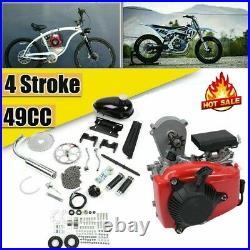 Full 49CC 4-Stroke GAS PETROL MOTORIZED BIKE BICYCLE ENGINE MOTOR KIT SCOOTER