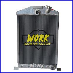 Full Aluminum Radiator fits for 1933 1934 Ford Cars Chevy V8 Conversion AT/MT