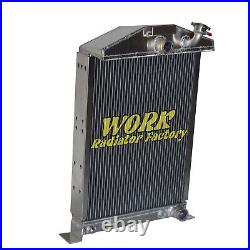 Full Aluminum Radiator fits for 1933 1934 Ford Cars Chevy V8 Conversion AT/MT