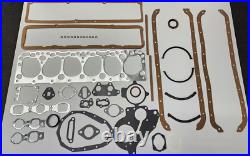 Full Engine Gasket Set Head+Manifold+Valve Cover for Chevy/GMC 235 1953-63