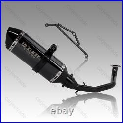 Full Exhaust Slip on Muffler For GY6 Engine Motorcycle 125cc 150cc Scooters