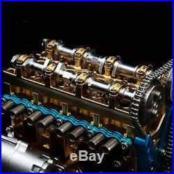 Full Metal Assembled Four-cylinder Inline Gasoline Engine Model Building Gift