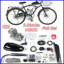 Full Set 100CC Bicycle Motorized 2Stroke Gas Petrol Bike Engine Motor Kit