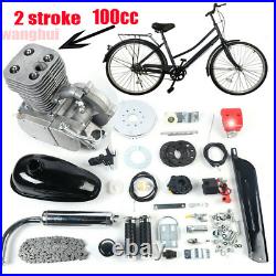 Full Set 100cc Bike Motorized Bicycle 2 Stroke Petrol Gas Motor Engine Kit CDI