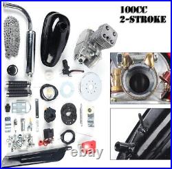 Full Set 2-Stroke 100CC Bicycle Motor Kit Bike Motorized Petrol Gas Engine Kit