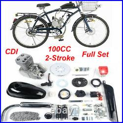 Full Set 2-Stroke 100CC Bicycle Motor Kit Bike Motorized Petrol Gas Engine Kit