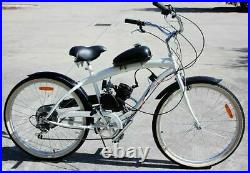 Full Set 80cc 2 Stroke Gas Petrol Bike Engine Motor Kit DIY Motorized Bicycle US