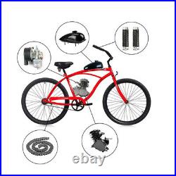 Full Set 80cc 2-Stroke Petrol Gas Motor Engine Kit for Motorized Bicycle Bike
