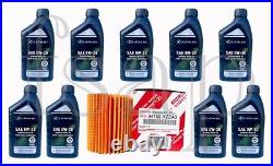 Full Synthetic Genuine Lexus Engine Oil Change Kit 2010-2023 Lexus GX460 4.6L V8