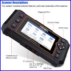 Full System Diagnostic OBD2 Scanner Code Reader Tool Engine Airbag ABS EPB Oil