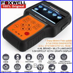 Full System Diagnostic Scanner Engine Code Reader Foxwell NT624 OBD2 Scan Tool