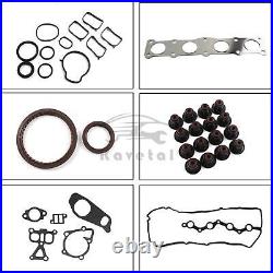 G4KD 2.0L Engine Full Gasket Seals Kit with Head Bolts & Valve Set For Hyundai KIA