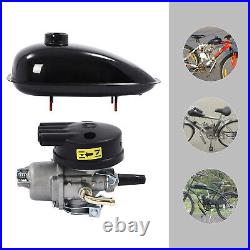 Gasoline Motor Engine 2 Stroke Kit Set PK80 Full Set 80cc Bike Bicycle Motorized