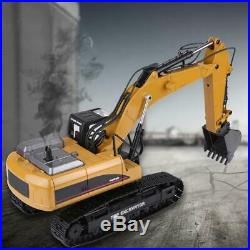 HUINA 1580 114 3 in 1 RC Full Metal Model Excavator Engineering Vehicle Toy HOT