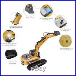 HUINA 1580 2.4G 114 3 in 1 RC Full Metal Excavator Engineering Vehicle Collect