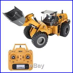 HuiNa 1580 114 23CH Full Metal Excavator 3 in 1 Remote Control Engineering Car