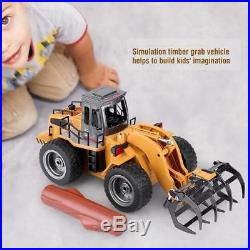 HuiNa 1580 114 23CH Full Metal Excavator 3in 1 Remote Control Engineering Car#a