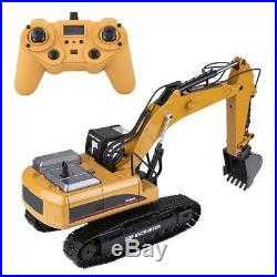 HuiNa 1580 114 23CH Full Metal Excavator 3in 1 Remote Control Engineering Car#a