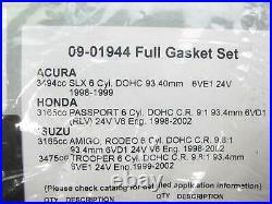 ITM 09-01944 Engine Full Gasket Set For 1998-2004 Honda Isuzu 3.2L 3.5L-V6