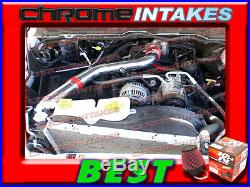 K&n+red 03 04-08 Dodge Ram 1500/2500/3500 5.7l V8 Hemi Full Cold Air Intake St3