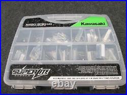 Kawasaki KX125 2003 SUPERLITE Titanium full chassis, engine + plastics bolt kit