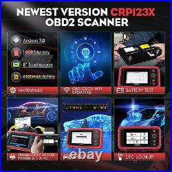 LAUNCH CRP123X Car OBD2 Scanner Check Engine ABS SRS Diagnostic Tool Code Reader