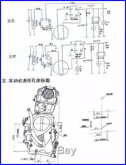 Lifan 125cc Engine Motor Full Kit fr SSR Coolster Apollo 125 110cc Pit Bike CT70