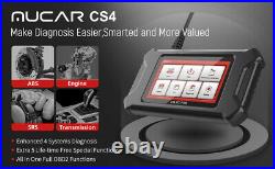 MUCAR CS4 Automotive Diagnostic Tool OBD2 Scanner ABS SRS ECM TCM Oil EPB TPMS