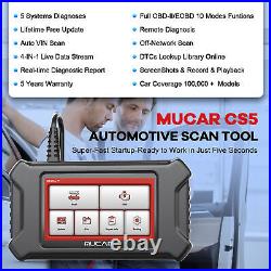 MUCAR CS5 Auto OBD2 Scanner Code Reader ABS SRS ECM TCM BCM Diagnostic Tool