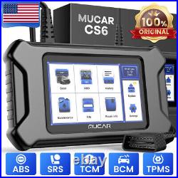 MUCAR CS6 OBD2 Car Scanner Engine ABS SRS SAS TPMS BCM Auto Diagnostic Tool OIL