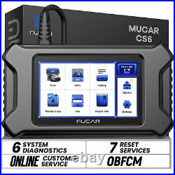 MUCAR CS6 OBD2 Car Scanner Engine ABS SRS SAS TPMS BCM Auto Diagnostic Tool OIL