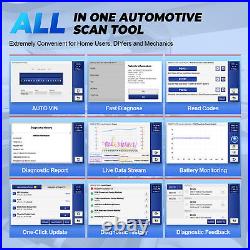 MUCAR CS6 OBD2 Car Scanner Engine ABS SRS SAS TPMS BCM Auto Diagnostic Tool OIL