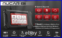 MUCAR OBD2 Scanner CS6 Scan Tool for ABS SRS TCM BCM Check Engine Code Reader