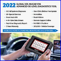 MUCAR VO6 OBD2 Scanner All System Diagnostic Tool ECU Coding Bidirectional