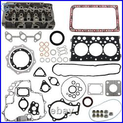 Metal Engine Full Cylinder Head assy With Vavel Full Gasket Kit For Kubota D782