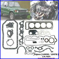 NEW Engine Overhaul Gasket Full Set for Mitsubishi Pajero L042G L047G Xpress