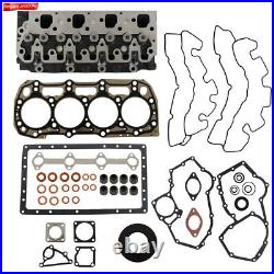 NEW For Perkins 404D-22T 104-22 404C 2.2L Engine Full Gasket Kit+Cylinder head