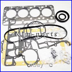 New 4D80 Engine Full Gasket Set fit for Kubota Excavator W Cylinder Head Gasket