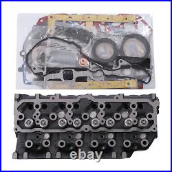 New Complete Cylinder Head Assembly & Full Gaskets Fit For Mitsubishi S4S Engine