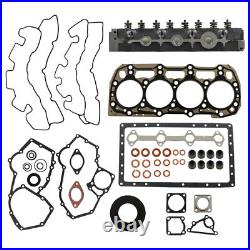 New Complete Cylinder Head With Valve+Full Gasket Kit for Perkins 404D-22 Engine