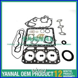 New For Yanmar 3T75HLE Diesel engine Full Gasket Kit-Graphite Spare Parts