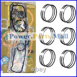New Full Gasket Kit & ring For Mitsubishi S6S-II Diesel Engine