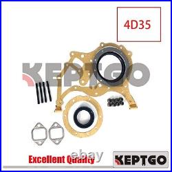 New Full Overhaul Gasket Kit Metal Fit For Mitsubishi 4D35 4D35T Engine Loader