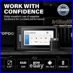 OBD2 Scanner Code Reader TOPDON AD800BT All System Car Diagnostic Tool TPMS Oil