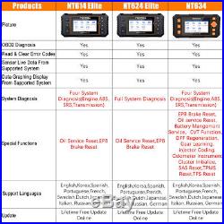 OBD2 Scanner Engine ABS SRS Airbag Oil Full System Diagnostic Tool Foxwell NT634