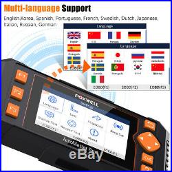 OBD2 Scanner Engine ABS SRS Airbag Oil Full System Diagnostic Tool Foxwell NT634