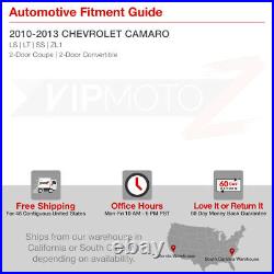 Plug&Play For 10-13 Chevy Camaro 4PCS LAMBO STYLE Smoke Full LED Tail Light Lamp