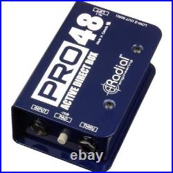 Radial Engineering Pro48 Active DI Direct Box Awesome Headroom- Full Warranty