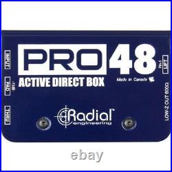Radial Engineering Pro48 Active DI Direct Box Awesome Headroom- Full Warranty